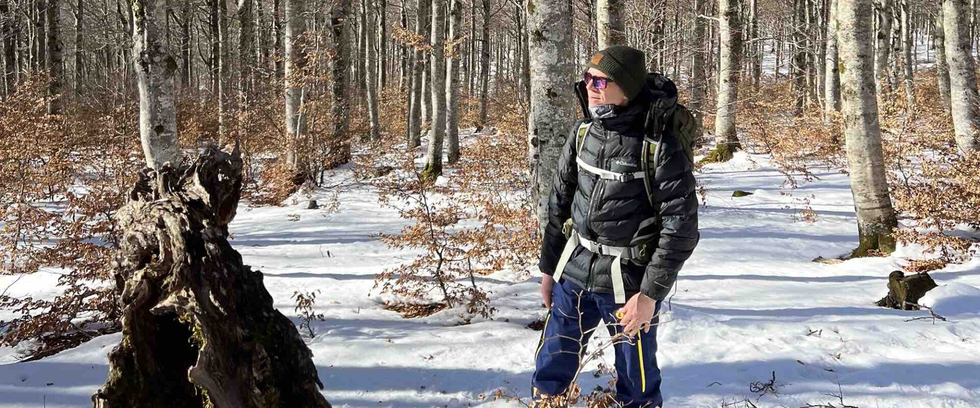 Test terrain de la doudoune à capuche labyrinthe loop™ homme de la marque Columbia