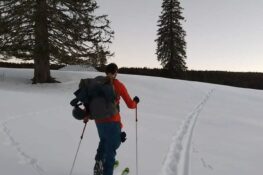 test softshell RAB durant 4 jours de Ski de randonnée dans le Jura