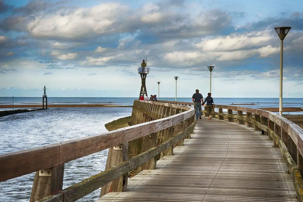 Courseulles-sur-Mer sur la côte de nacre