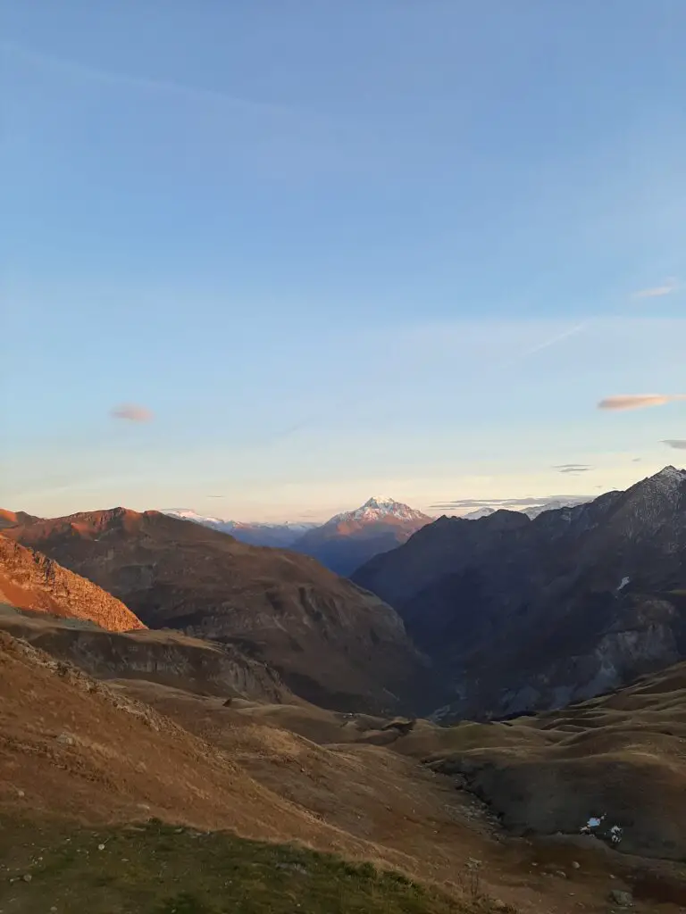 Depuis le refuge de la Croix du Bonhomme-tour du beaufortain