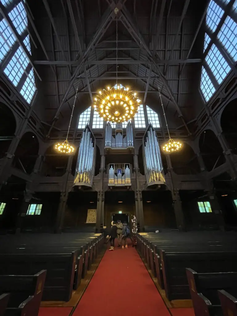 eglise de kiruna en bois