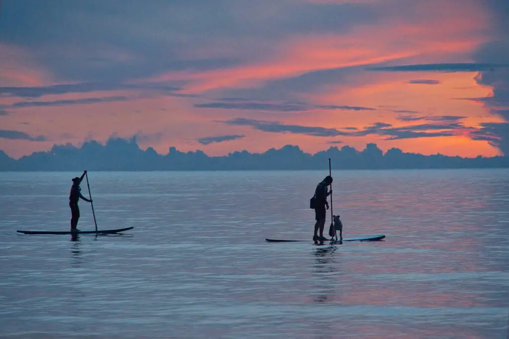 Faire du paddle à La Réunion