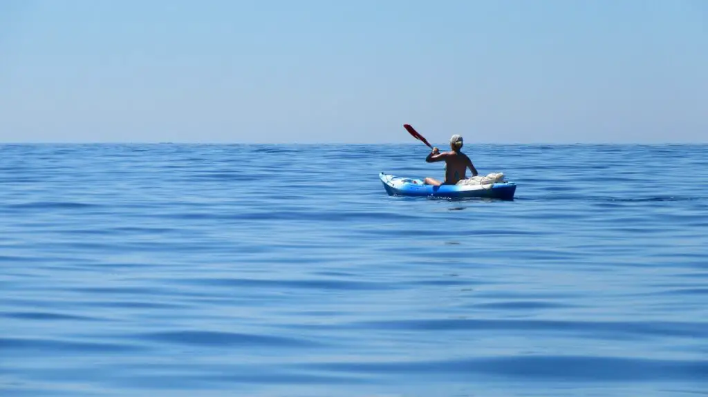 kayak dans le lagon de La Réunion