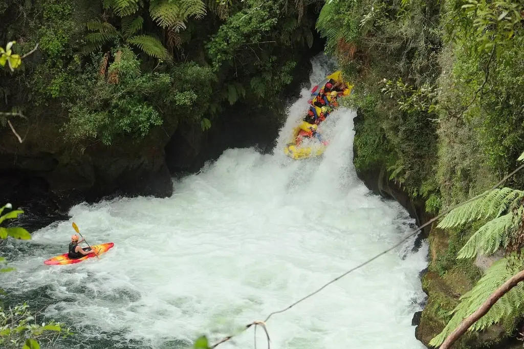 rafting activité nautique Nouvelle-Zélande