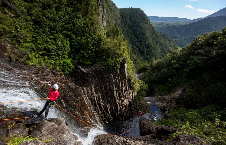 Sleeping God Canyon canyoning Nouvelle-Zélande