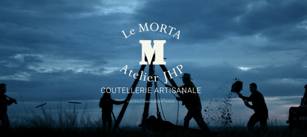 Atelier JHP coutelerie artisanale française avec du bois de Morta