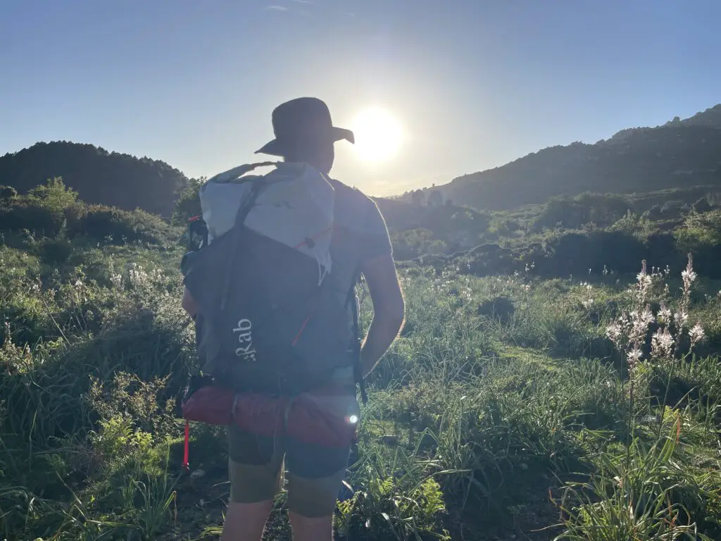 2 jours de rando en corse avec le sac de monatgne rab muon 40L