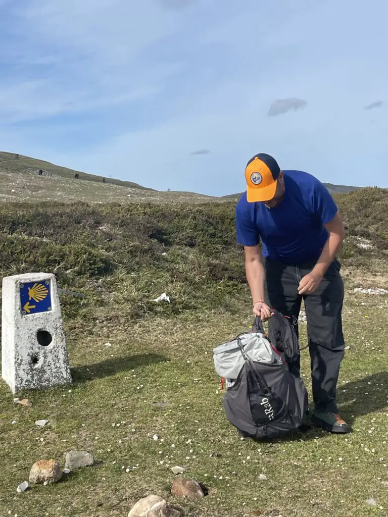 sur le chemin de saint jacques de compostelle dans les asturies