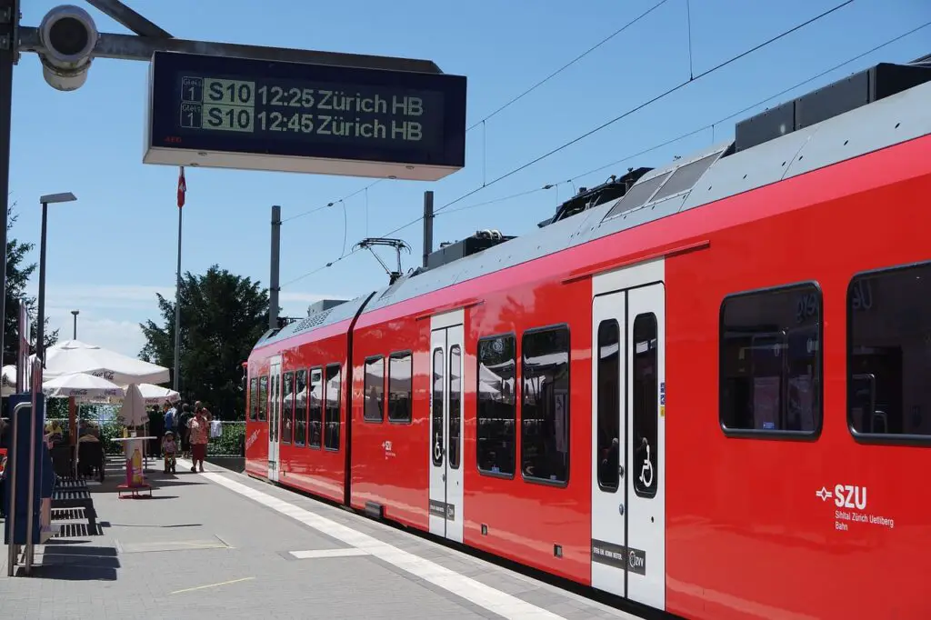 se rendre à Zurich en train depuis paris