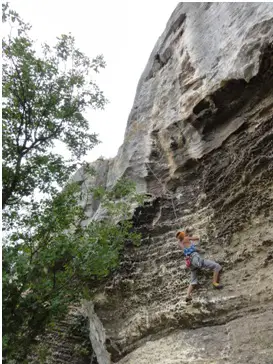 escalade dans les alpilles