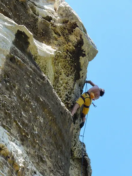 escalade dans les alpilles