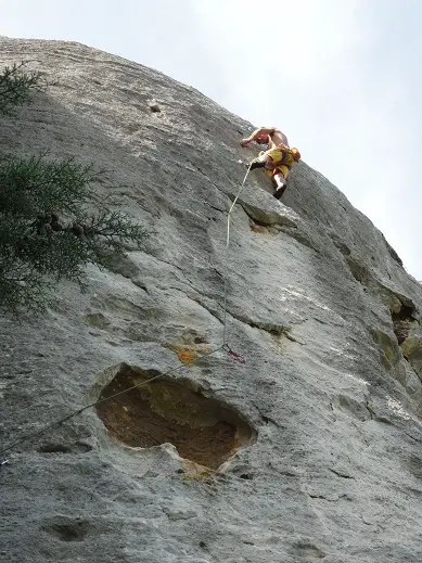 escalade dans les alpilles