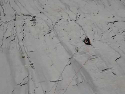 Splendides cannelures lors du séjour Escalade grande voie en Turquie